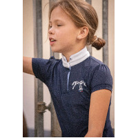 Wedstrijdpolo Eden by PL Madrid Marineblauw