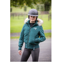 Pénélope matte helm met lange klep Mat zwart