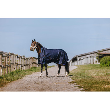 Equithème Classic 1200D High neck deken Marine