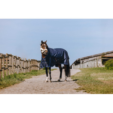 Equithème Classic 1200D High neck deken Marine Equithème Classic 1200D High neck deken Marine