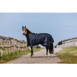 Equithème Classic 1200D High neck deken Marine Equithème Classic 1200D High neck deken Marine