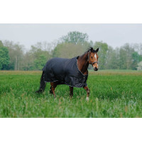 Equithème TYREX 600D deken Zwart Equithème TYREX 600D deken Zwart