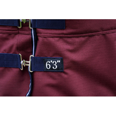 Equithème TYREX 1200D High Neck deken Bordeaux Equithème TYREX 1200D High Neck deken Bordeaux