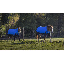 Equithème Tyrex 1200D Aisance deken Blauw / zwart Equithème Tyrex 1200D Aisance deken Blauw / zwart