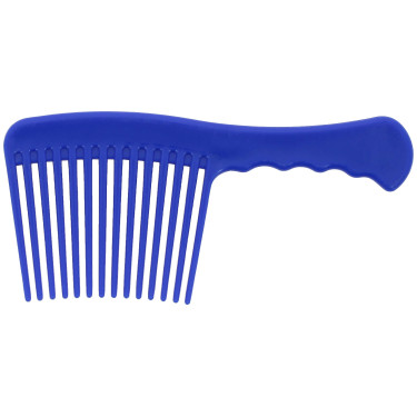 Grove kam met grote tanden P.V.C Hippotonic Soft Blauw