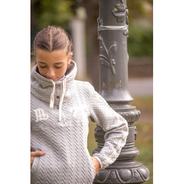 Sweat Pénélope Pépita Grijs