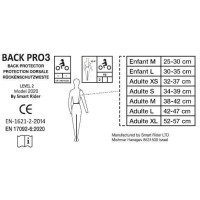 Ruggengraat Equithème Cox Zwart / rood