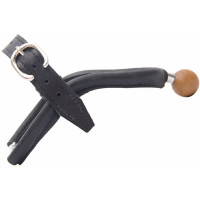 T-sporen voor dames Leer Zwart