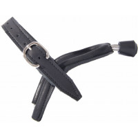 T-sporen voor dames Leer Zwart