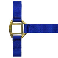 Nylon halster met lederen voering Norton Koningsblauw