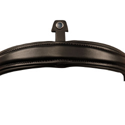 Stübben gecombineerde dressuurneusriem speciaal 2300 Leitrim Zwart / zwart zilver