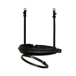 Stübben gecombineerde dressuurneusriem speciaal 2300 Leitrim Zwart / zwart zilver