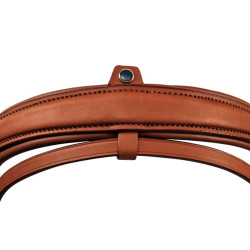 Stübben gecombineerde dressuurneusriem speciaal 2300 Leitrim Ebben / zilver ebben