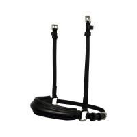 Duitse neusriem Stübben 2300 Leitrim Zwart / zwart zilver