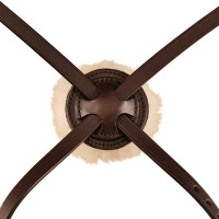 Mexicaanse neusriem Stübben 2300 Leitrim Ebben / zilver ebben Mexicaanse neusriem Stübben 2300 Leitrim Ebben / zilver ebben