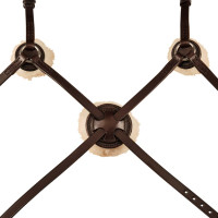 Mexicaanse neusriem Stübben 2300 Leitrim Ebben / zilver ebben Mexicaanse neusriem Stübben 2300 Leitrim Ebben / zilver ebben