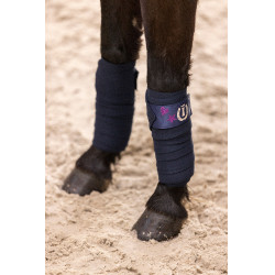 Polo bandages Imperial Riding Cosmic Sparkle Marine Marineblauw