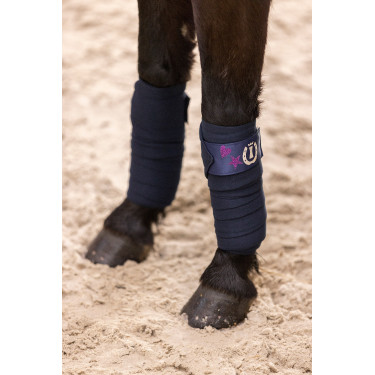 Polo bandages Imperial Riding Cosmic Sparkle Marine Marineblauw