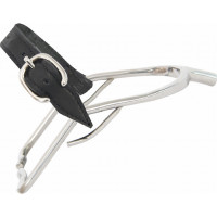 T-sporen kind Leer Zwart