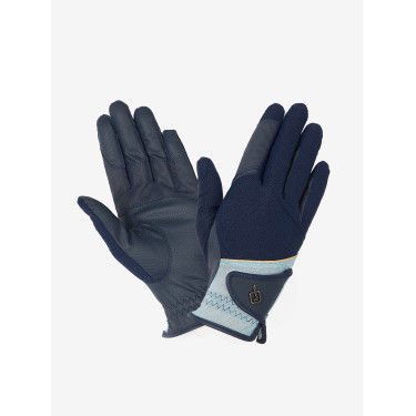 LeMieux Pro Mesh rijhandschoenen Marine / aqua Blauw