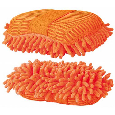 Mesh- en microvezelspons T de T Oranje Mesh- en microvezelspons T de T Oranje