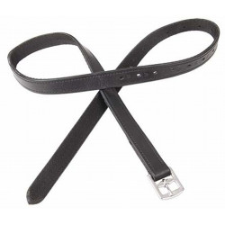 Lederen en nylon stijgbeugelriemen T de T Lederen en nylon stijgbeugelriemen T de T
