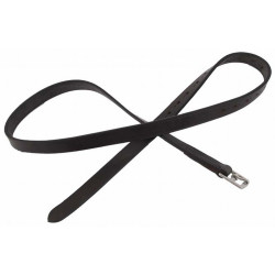 Standaard leren stijgbeugelriemen T de T Donker Havana Bruin