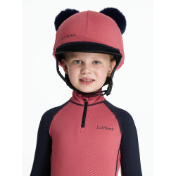 Dubbele pomponmuts Mini LeMieux Veenbes Roze