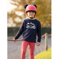 Dubbele pomponmuts Mini LeMieux Veenbes Roze