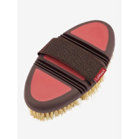 Borstel LeMieux Flexi Scrubbing Abrikoos Oranje