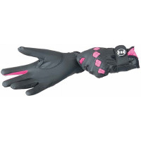 Precisiehandschoenen T van T Zwart / fuchsia Precisiehandschoenen T van T Zwart / fuchsia