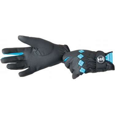 Precisiehandschoenen T van T Zwart / turquoise