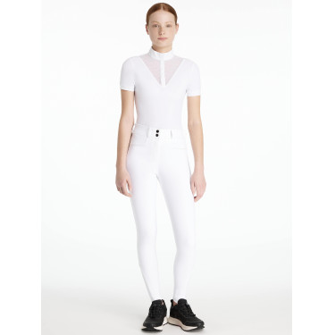 LeMieux broek met kniegreep Izzy Young Rider Wit