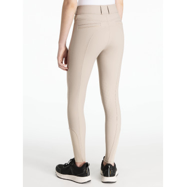 LeMieux broek met kniegreep Izzy Young Rider Amandel Beige