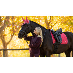 Zadeldek LeMieux Loire Dressuur Square Veenbes Roze