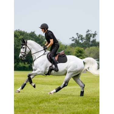 LeMieux wedstrijd zadeldek close contact vierkant - katoen Zwart