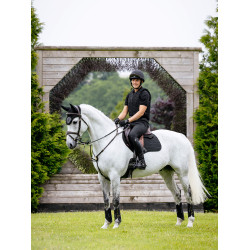 LeMieux wedstrijd zadeldek close contact vierkant - katoen Zwart