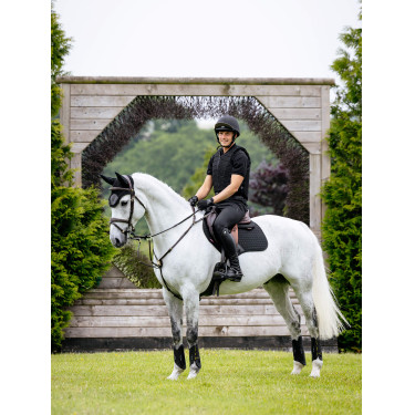 LeMieux wedstrijd zadeldek close contact vierkant - katoen Zwart