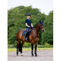 LeMieux wedstrijd zadeldek close contact vierkant - katoen Marineblauw LeMieux wedstrijd zadeldek close contact vierkant - katoen Marineblauw