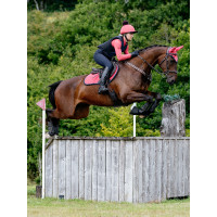 LeMieux Reflective Suede Close Contact Square Zadeldek Veenbes Roze