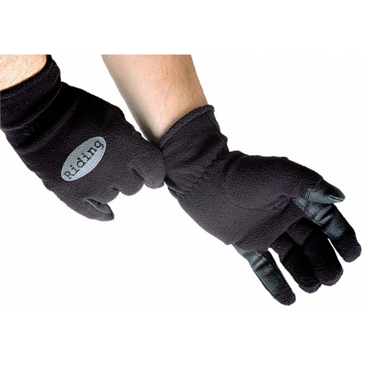 Polar fleece rijhandschoenen T de T
