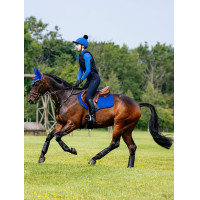 LeMieux Reflective Suede Close Contact Square Zadeldek Marineblauw