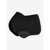 LeMieux Reflective Suede Close Contact Square Zadeldek Marineblauw