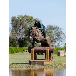 LeMieux Reflective Suede Close Contact Square Zadeldek Groen hunter