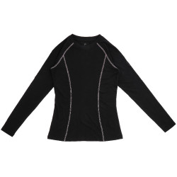 T-shirt Stella Equithème Zwart / grijs / blauw