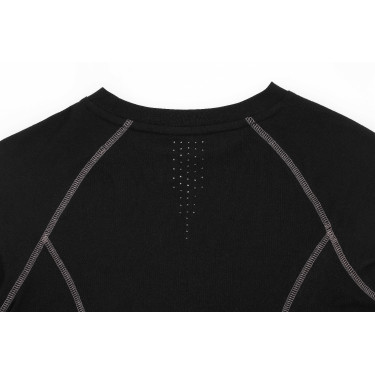 T-shirt Stella Equithème Zwart / grijs / blauw