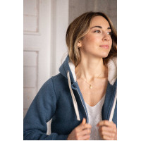 Sweater Pénélope Tressy Denim Blauw