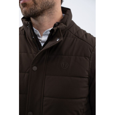 Mouwloos vest Boston Harcour heren Cacao Bruin Mouwloos vest Boston Harcour heren Cacao Bruin