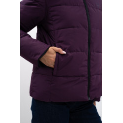 Korte parka Harcour Adele Zwart / donkerpaars Violet