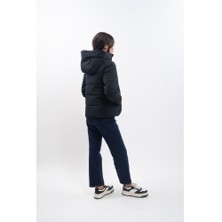 Korte parka Harcour Adele Zwart / donkerpaars Violet